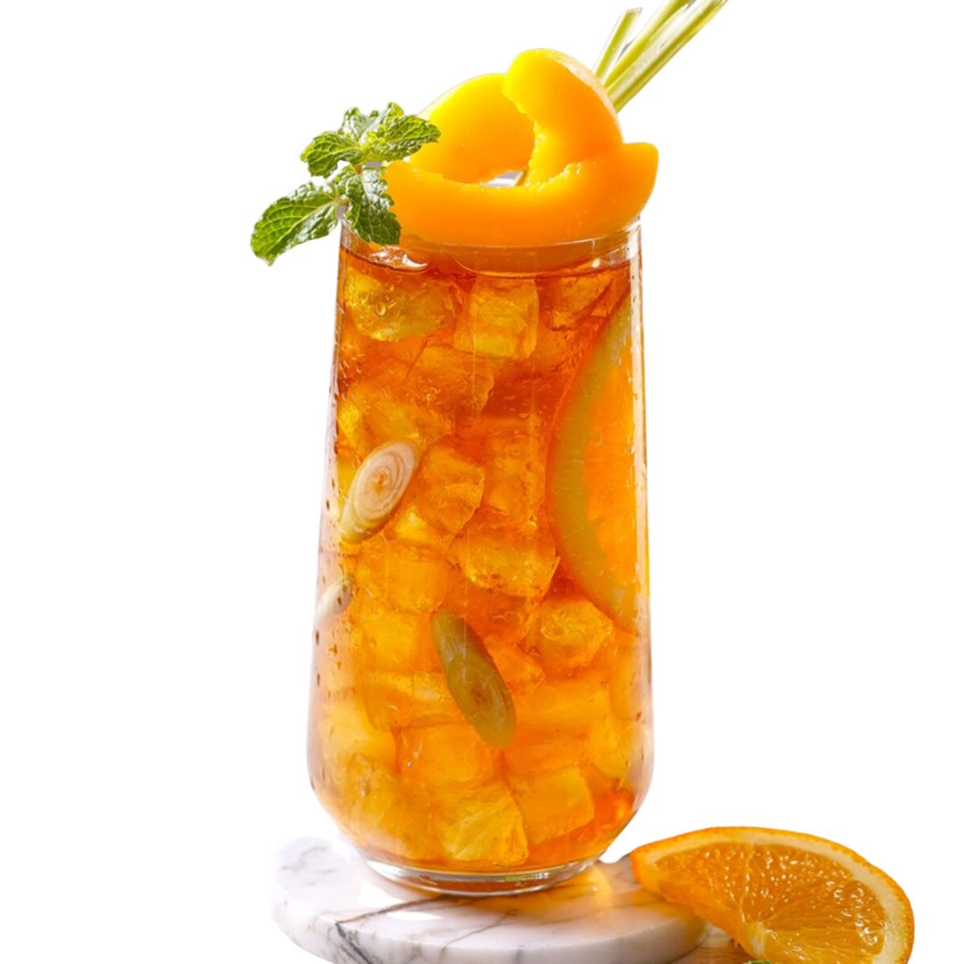 Trà Đào Cam Sả - Peach, Orange and Lemongrass Tea