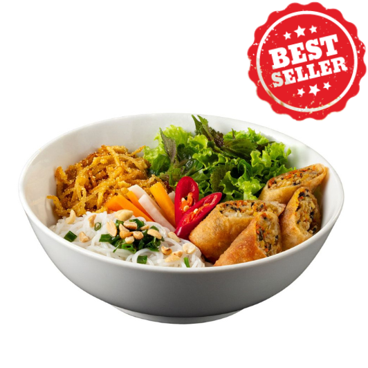 Bún Chả Giò - Rice noodle with fried spring rolls